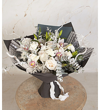 Букет-оркестр "Снежная принцесса"