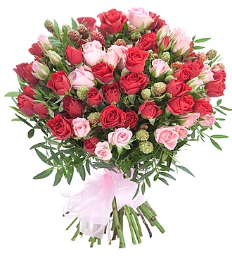 Bouquet "Raspberry sherbet"