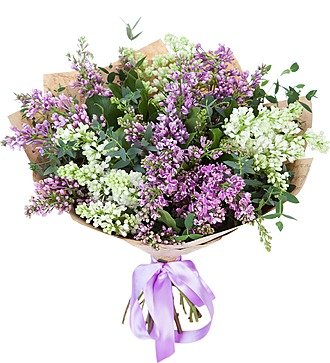 Bouquet-duet "Bright Lilac"