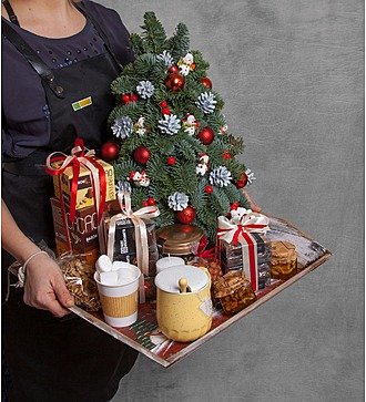 Gift pot "Snowmen"