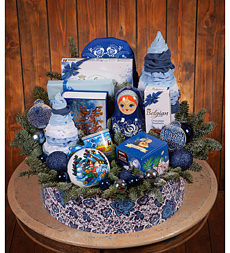 Gift box "Gzhel"