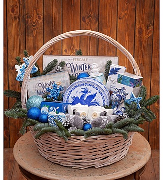Gift basket "Gzhel"