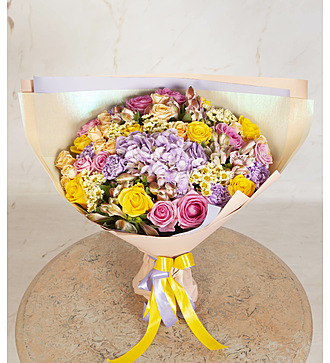 Букет-оркестр "Яркие краски чувств"