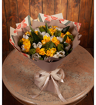 Bouquet-trio "Spring freshness"