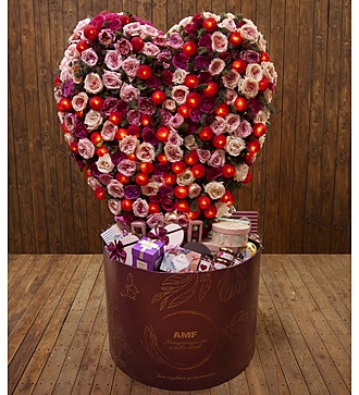 Gift box "Burning heart"