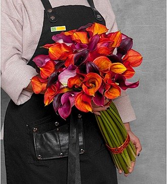 Bouquet of callas "Delight" (21,35 or 51)