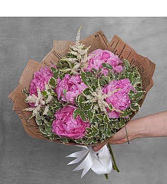 Bouquet «Pink Starfall»
