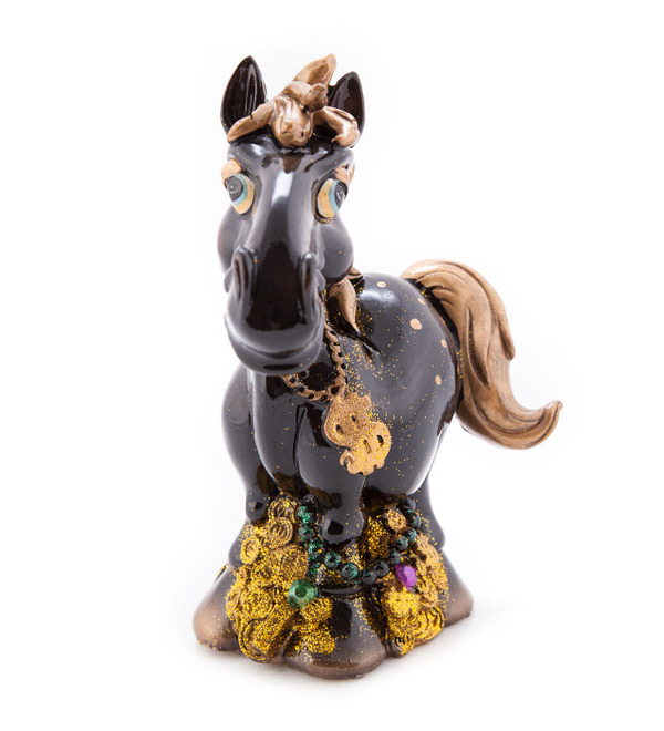 Статуэтка Лошадка в золоте – фото № 2