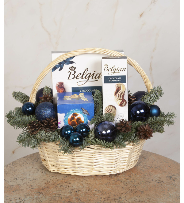 Подарочная корзина Снежное мерцание – фото № 1