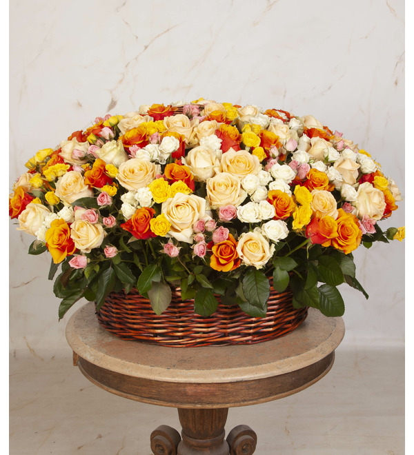 Композиция Охапка роз – фото № 2