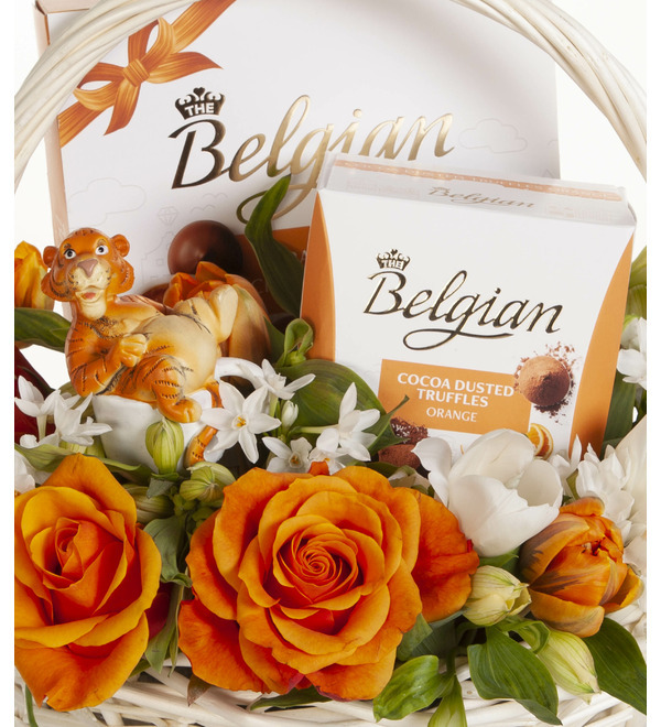 Подарочная корзина Оранжевая гармония – фото № 2