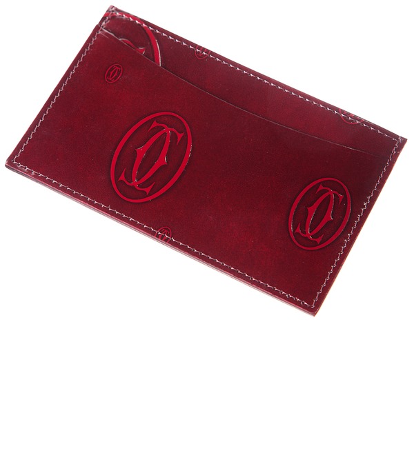 cartier leather wallet