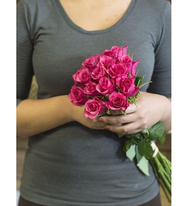 Букет с розовыми розами TS10 VRE – фото № 1