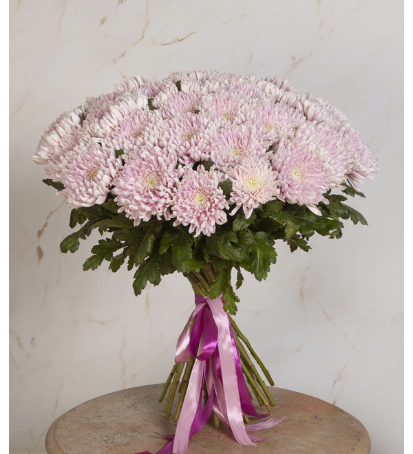 Bouquet-solo of Chrysanthemum Honeymoon (5,7,9,15,25,35 or 51) – photo #3