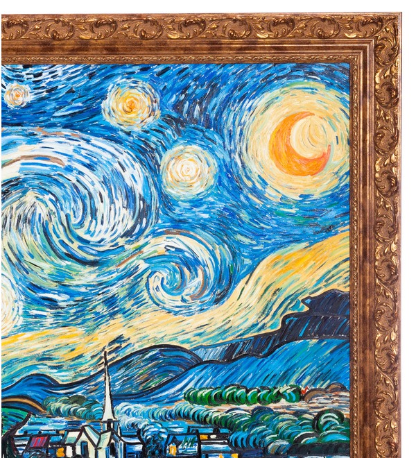 Картина В. Ван Гога Звёздная ночь (110х90см.) – фото № 3
