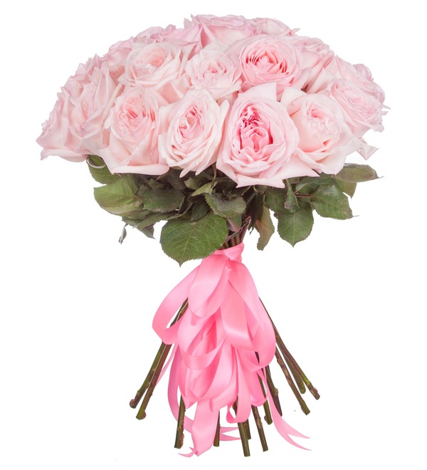 Букет-соло ароматных роз Pink OHara (15,25,35,51,75 или 101) – фото № 4