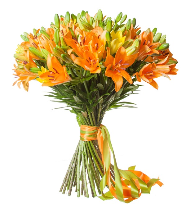 Bouquet of 45 lilies For You – photo #4