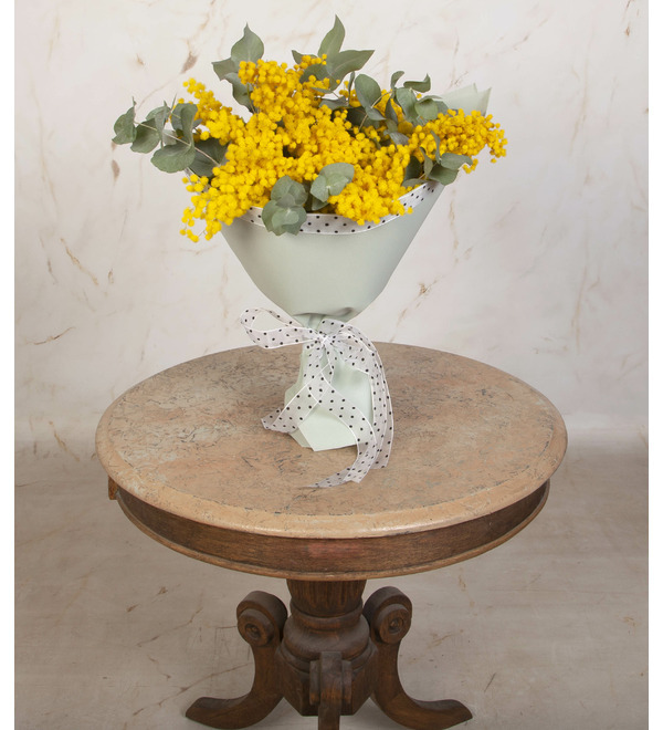 Букет-соло мимозы (5,7,9,15 или 25) – фото № 4