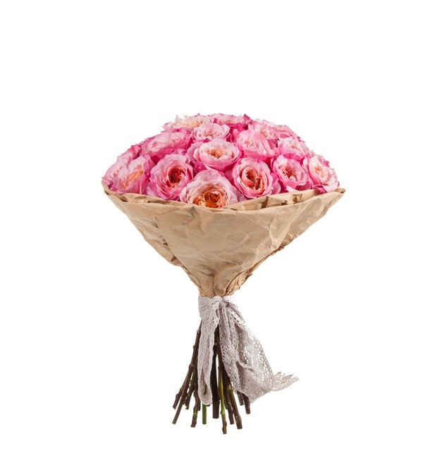 Букет-соло пионовидных роз Miyabi (15,25,35,51,75 или 101) – фото № 4