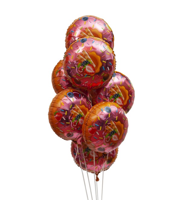 Bouquet of ballons Donuts (7 or 15 balloons) – photo #1