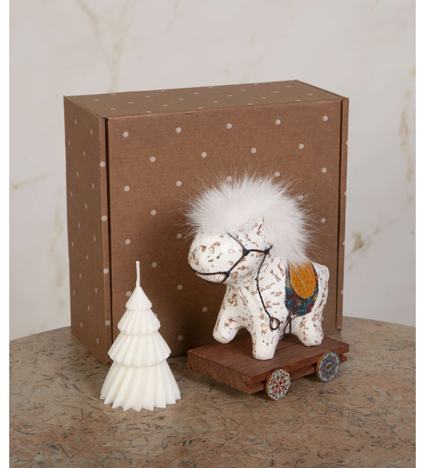 Подарочный набор Лошадка с ёлочкой – фото № 1