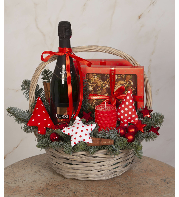 Подарочная корзина Новогодняя пора – фото № 1