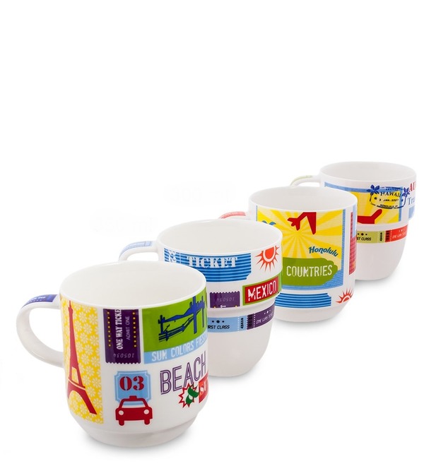 Set of mugs Dreaming is not harmful (One Way Ticket / TOPCHOICE) – photo #3