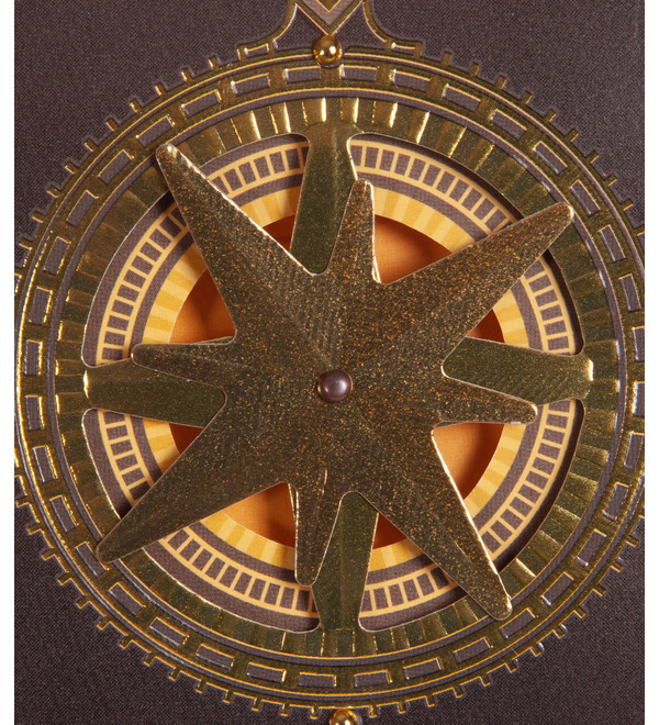 Handmade postcard Compass – photo #2