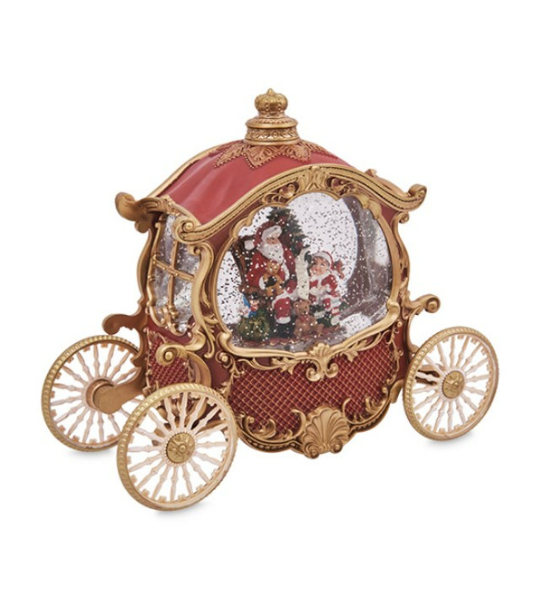 Новогодняя миниатюра с подсветкой Карета – фото № 2
