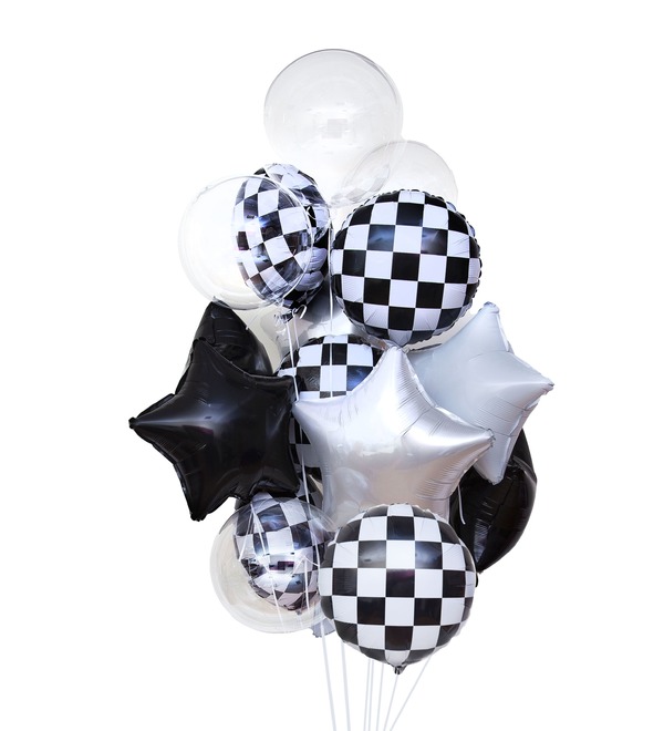 Bouquet of balloons Winner (11 or 21 balloons) – photo #1