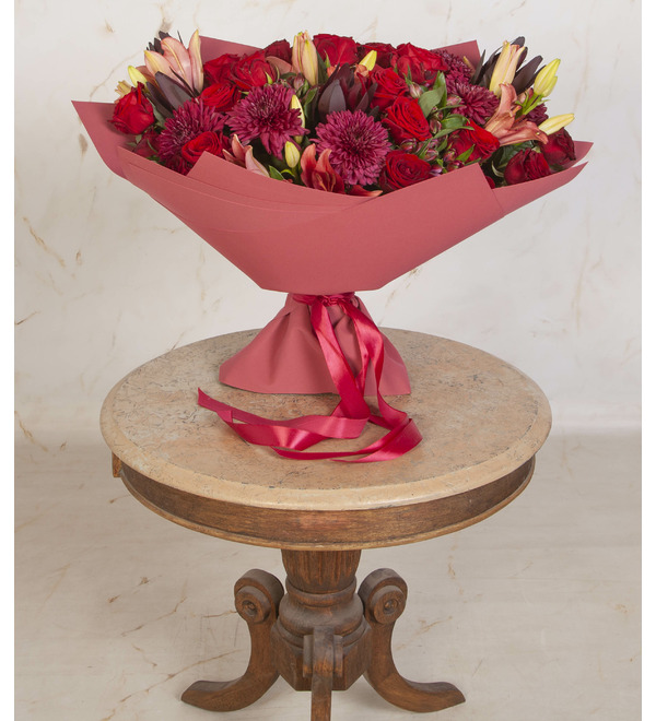 Букет-оркестр Вспышка чувств – фото № 4