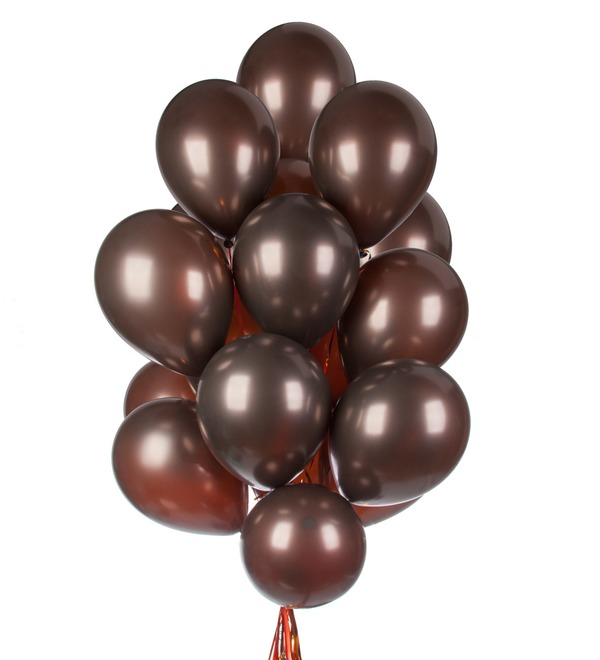 Bouquet of balloons Hot Chocolate (15 or 31 balloons) – photo #1