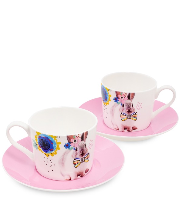 Tea set for 2 persons Bunny (Stechcol) – photo #1