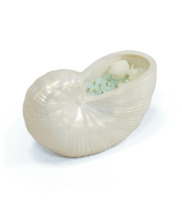 Свеча-статуэтка ручной работы Морской житель – фото № 3