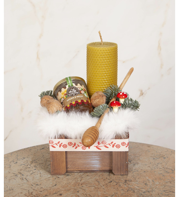 Подарочное кашпо Капли мёда – фото № 1