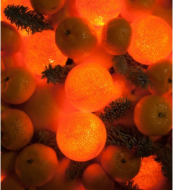LED garland Orange – photo #2