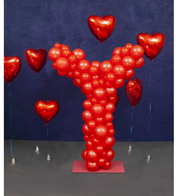 Decoration with balloons LOVE – photo #4