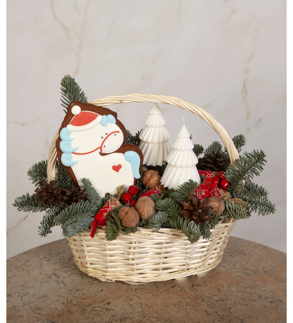 Подарочная корзина Милая лошадка – фото № 3