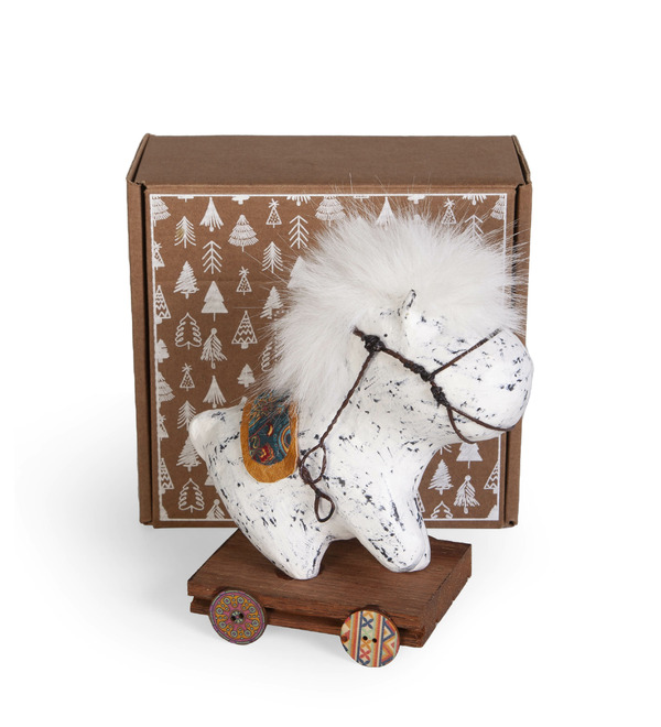 Декоративная лошадка ручной работы Удача – фото № 3