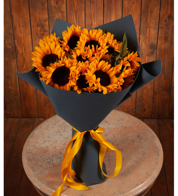Bouquet-solo sunflowers (9,15,25,35 or 51) – photo #2