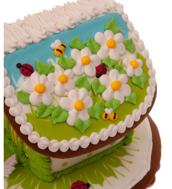 Gingerbread house with bees – photo #2