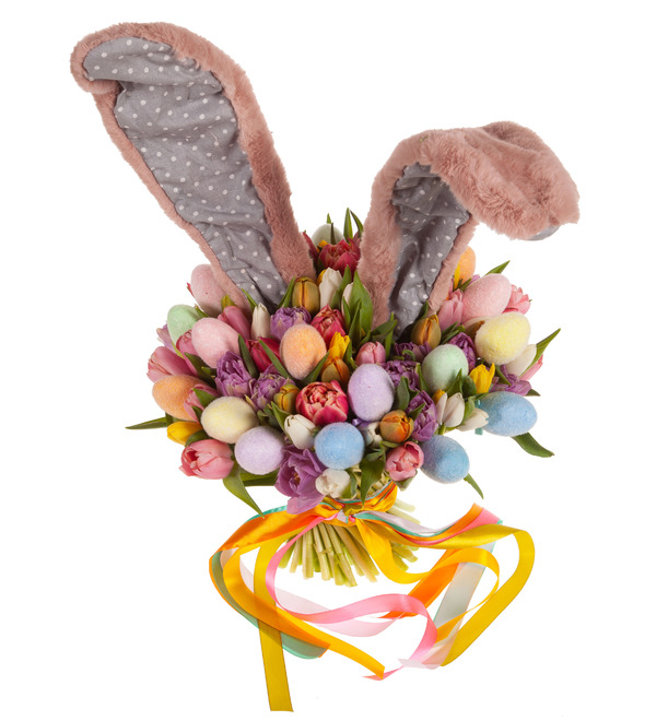 Bouquet-orchestra Spring rabbit – photo #5