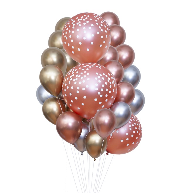 Bouquet of balloons Air travel (25 or 51 balloons) – photo #1