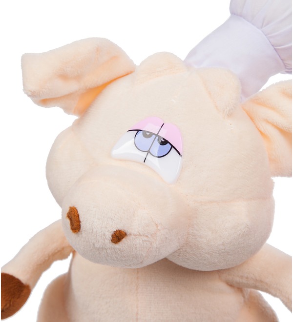 Soft toy Pig Cook (19 cm) – photo #2