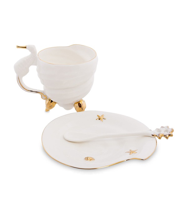 Tea pair Seashell (Pavone) – photo #2