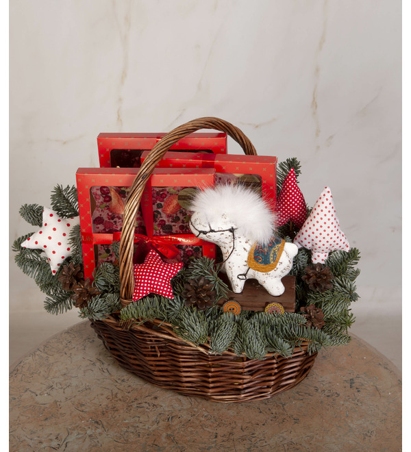 Подарочная корзина Новогодние штрихи – фото № 3