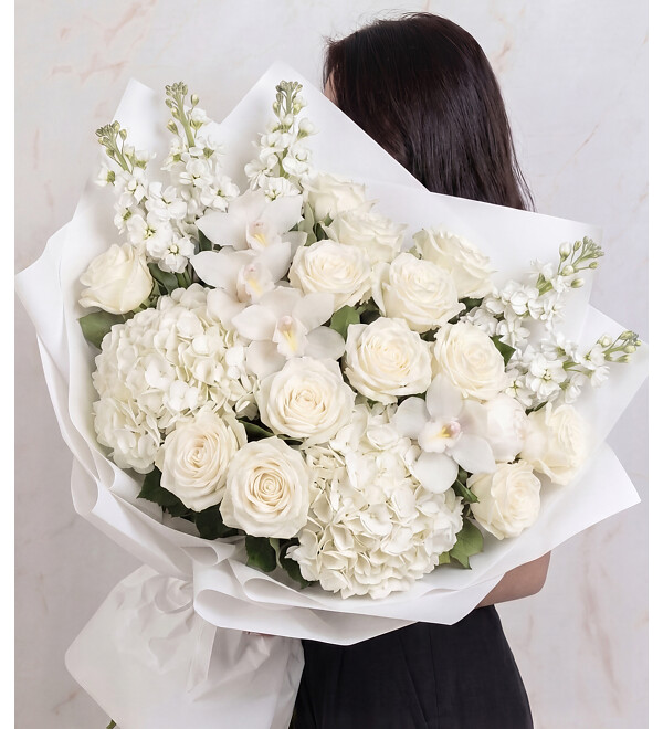 Bouquet-quartet White Perfection – photo #1