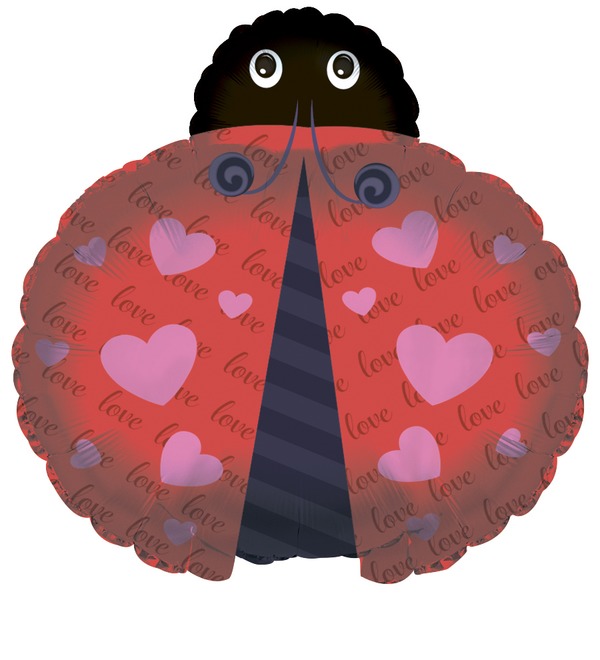 Balloon Ladybug (love) (61 cm) – photo #1