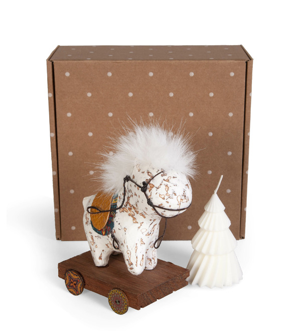 Подарочный набор Лошадка с ёлочкой – фото № 4