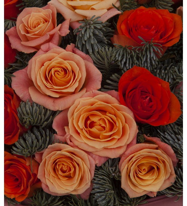 Букет-дуэт роз Стихи (15,25,35,51,75 или 101) – фото № 3